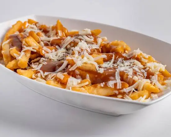 Signature donair pizza at Pizza 97 and Donair in Edmonton, AB